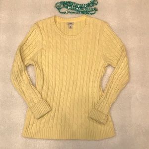 Pale Yellow L.L.Bean Sweater (2 for 10 option!🎈)